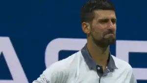 Көз жасы мен құсу: Джокович US Open турнирінен сенсациялық түрде ұшып кетті