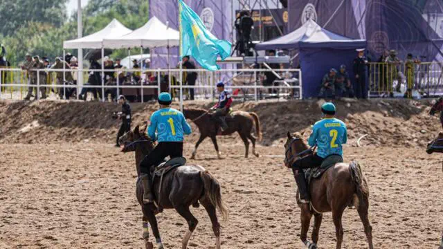 Казахстан уступил Кыргызстану в финале по кокпару на Всемирных играх кочевников