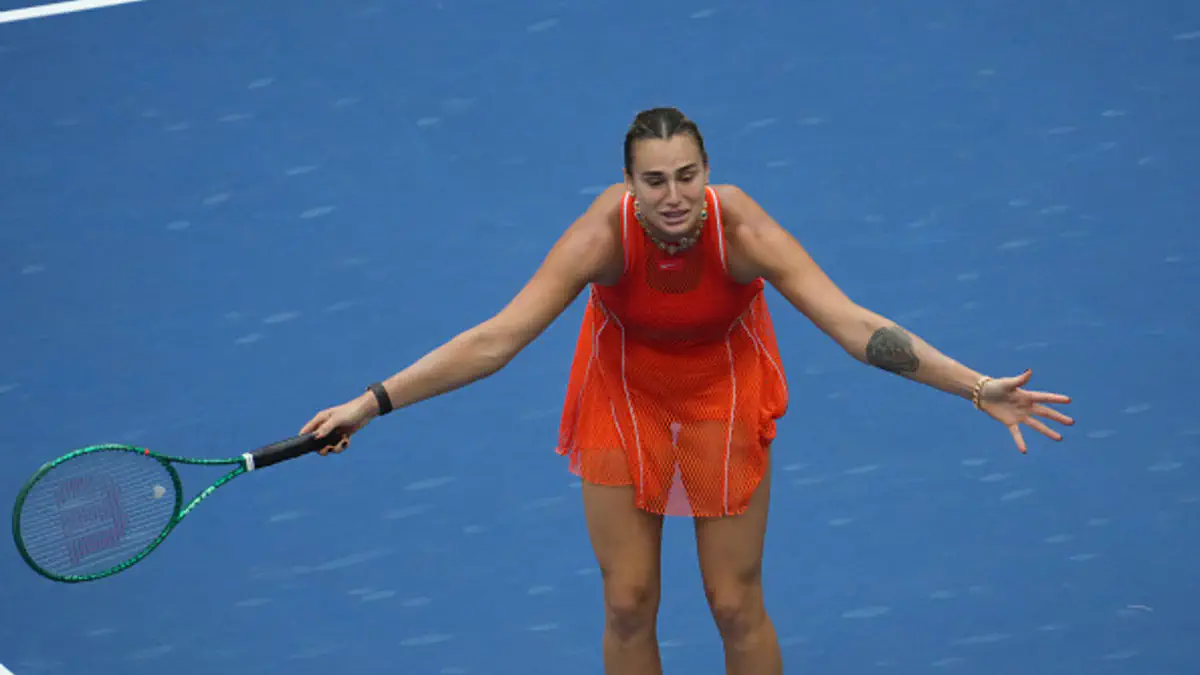 Соболенко оштрафовали за поведение в финале US Open против Рыбакиной