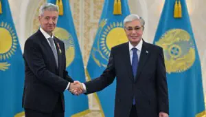Токаев принял генерального директора «Атлетико Мадрид»